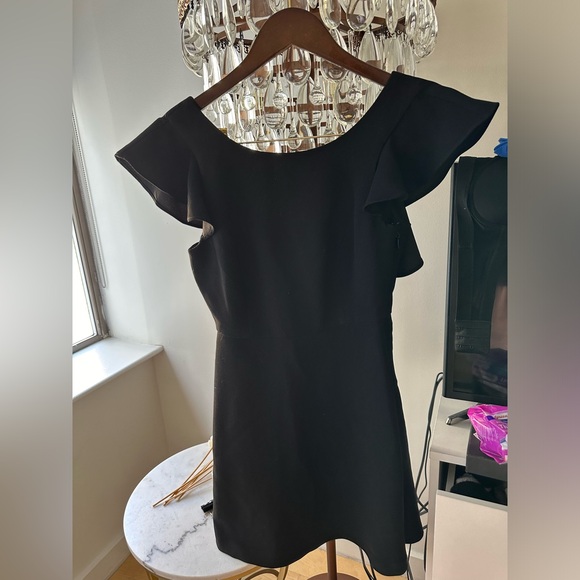 BCBGeneration Black Ruffle Mini Dress - Picture 4 of 6